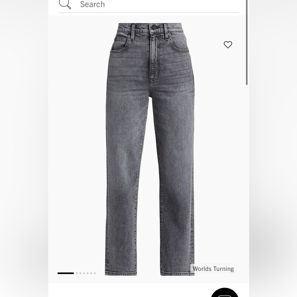 SLVRLAKE London High-Rise Straight-Leg Jeans